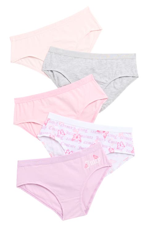 Kids' 5-Pack Stretch Cotton Bikinis (LIttle Kid & Big Kid)
