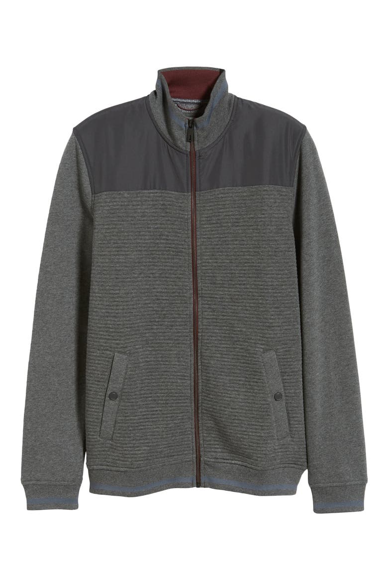 Sardin Quilted Jacket, Alternate, color, CHARCOAL