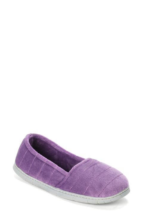 Nova Quilted Velour Slipper (Women)