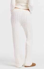 SKIMS Sweater Knit Cable Straight Leg Pants