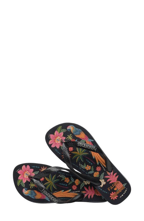 Havaianas X Farm Rio Print Footbed Flip Flop