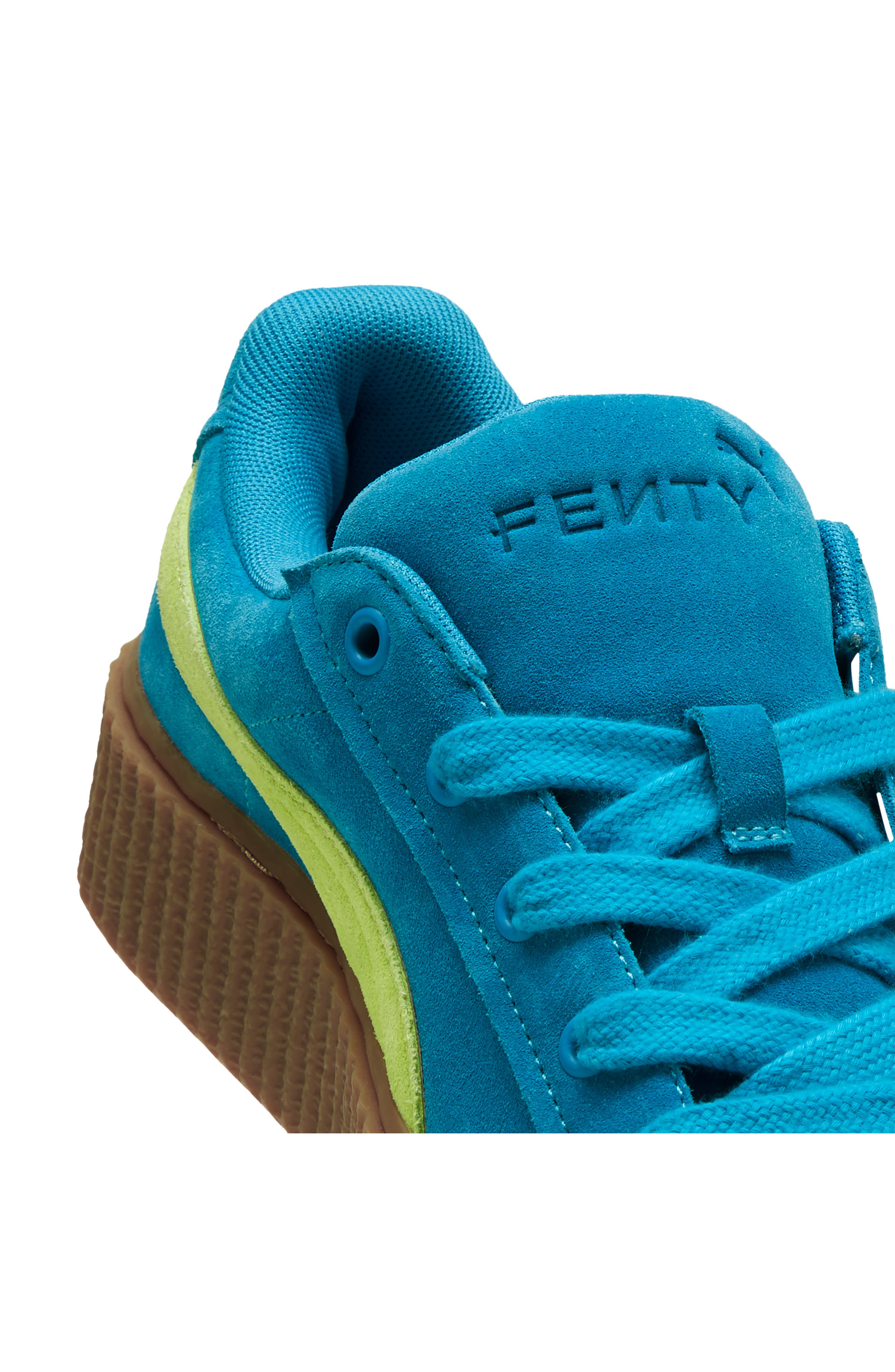PUMA x FENTY Creeper Sneaker, Alternate, color, Speed Blue-Lime Pow-Gum