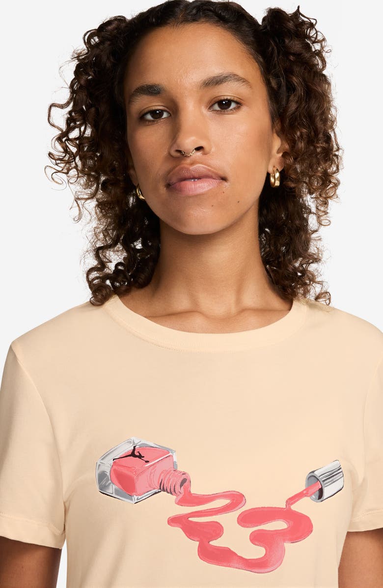 Jordan Slim Fit Graphic T-Shirt, Alternate, color, Guava Ice