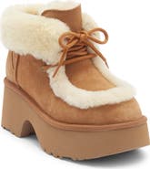 UGG® Esmee Genuine Shearling Detail Lace-Up Boot