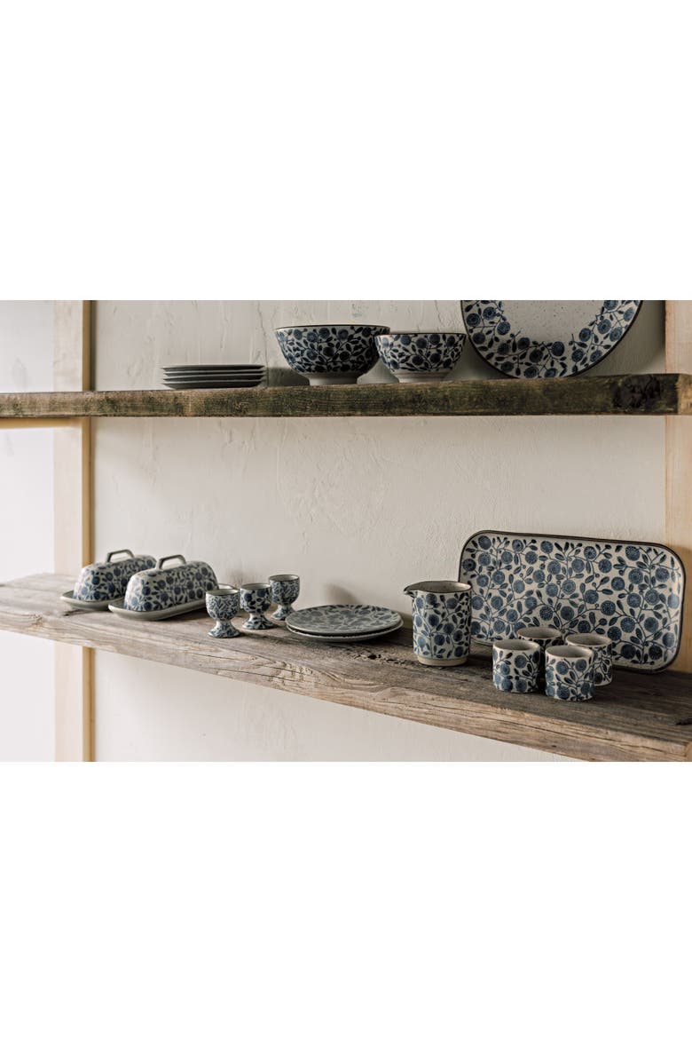 Danica Brands Set of 6 Calendula Element Appetizer Plate, Alternate, color, Blue