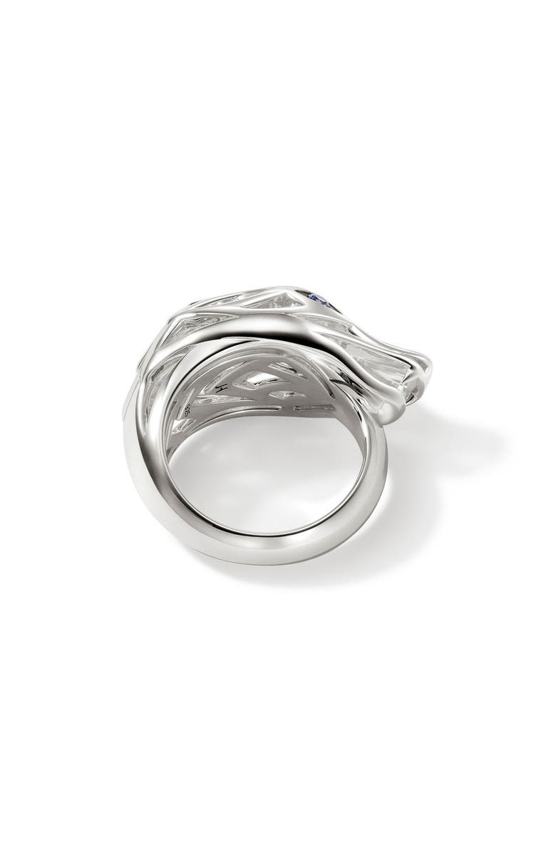 John Hardy Naga Sapphire Ring, Alternate, color, Silver
