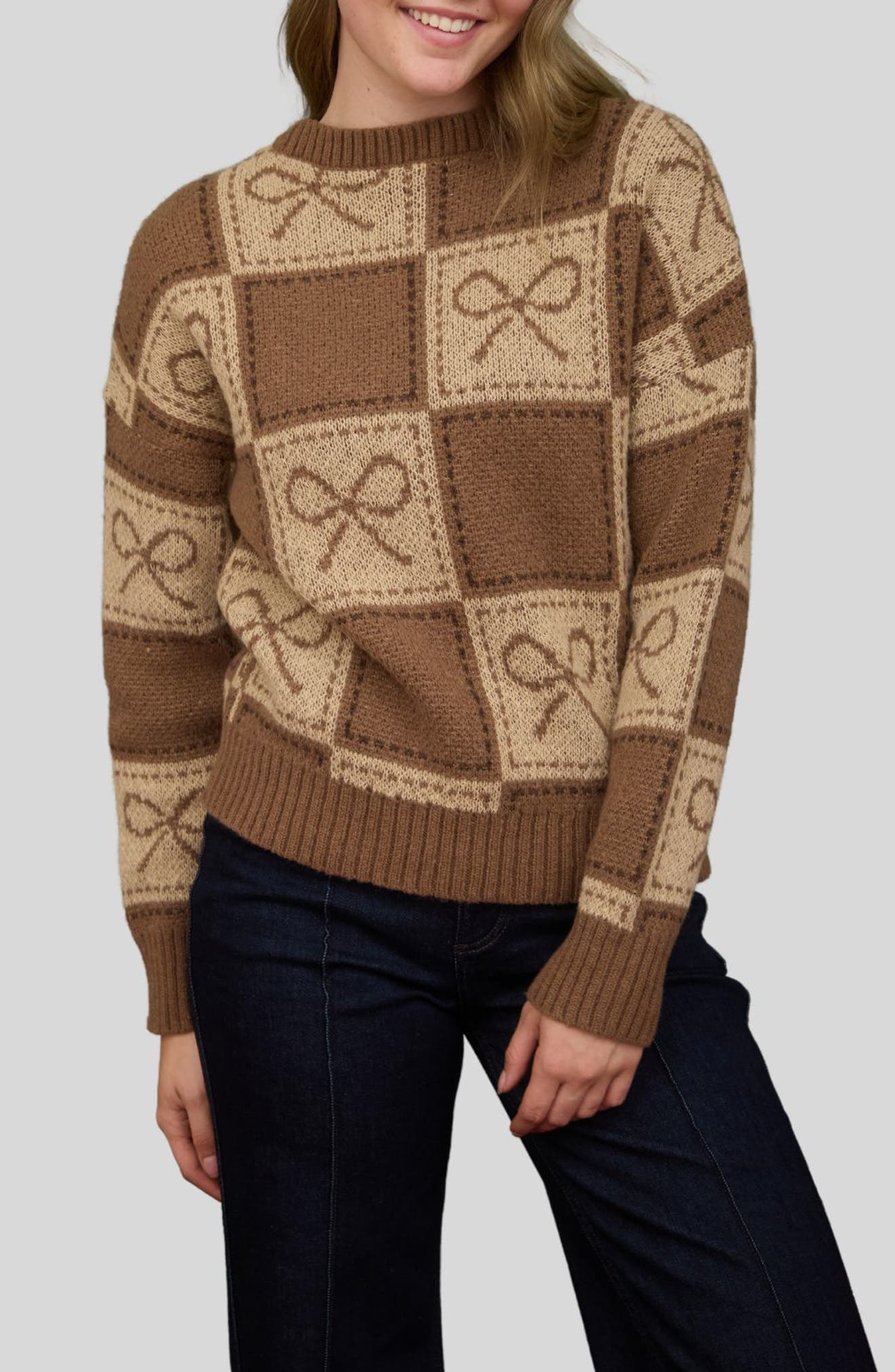 Blu Pepper Bow Sweater