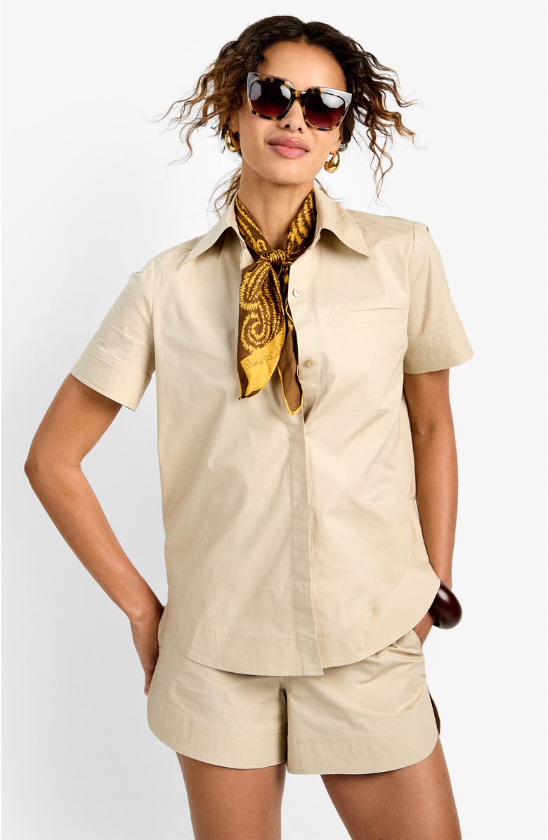 Trina Turk Coral Top, Alternate, color, Beachy Beige