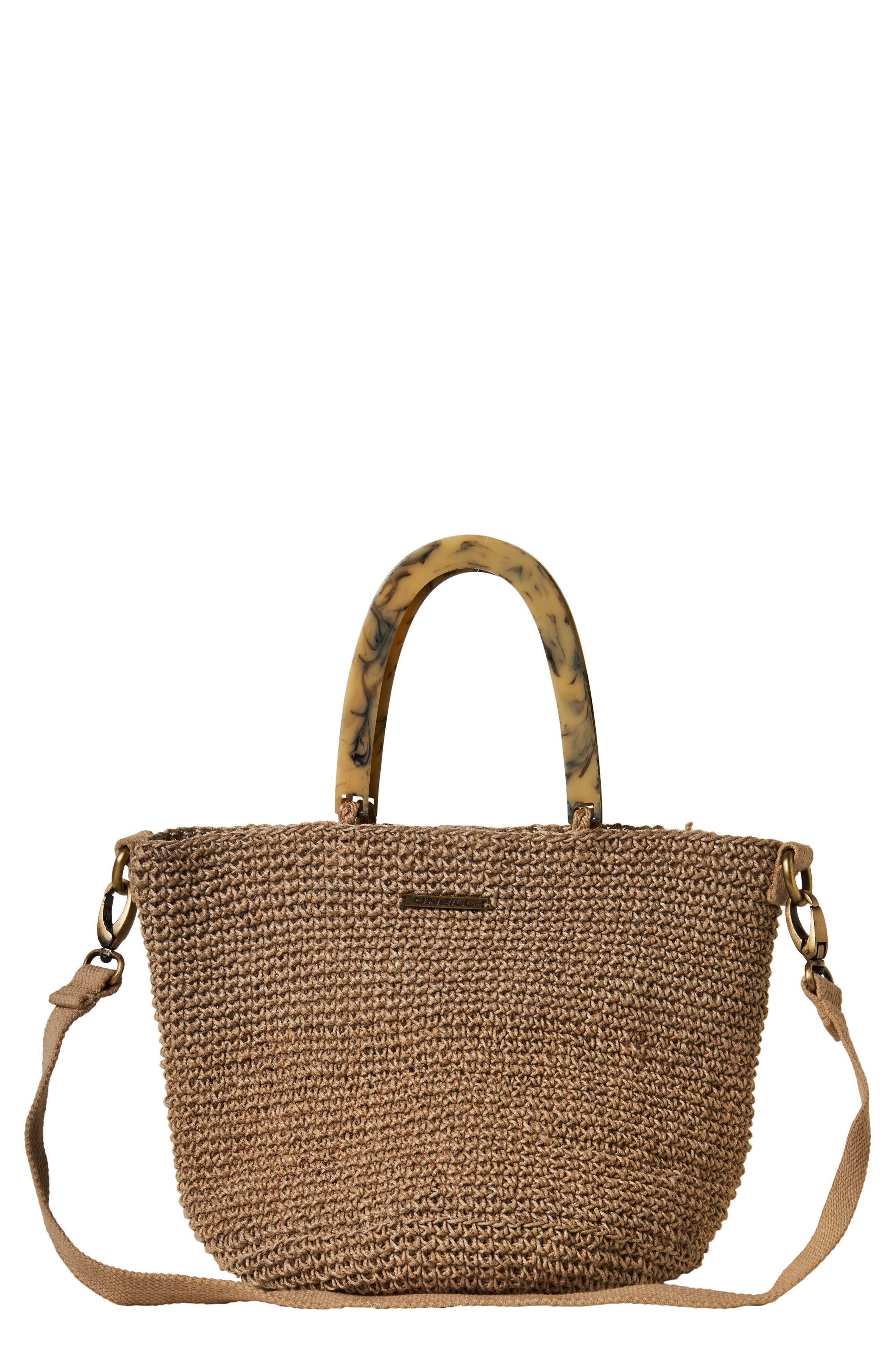 Hannah Straw Bag, Main, color, NATURAL