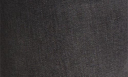 Mother The Hiker Hover Mid Rise Slim Straight Leg Jeans In Black