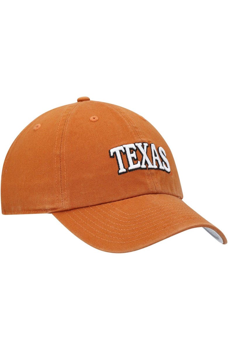 '47 Men's '47 Texas Orange Texas Longhorns Archie Script Clean Up Adjustable Hat, Alternate, color,