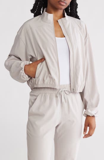 X By Gottex Full Zip Woven Jacket