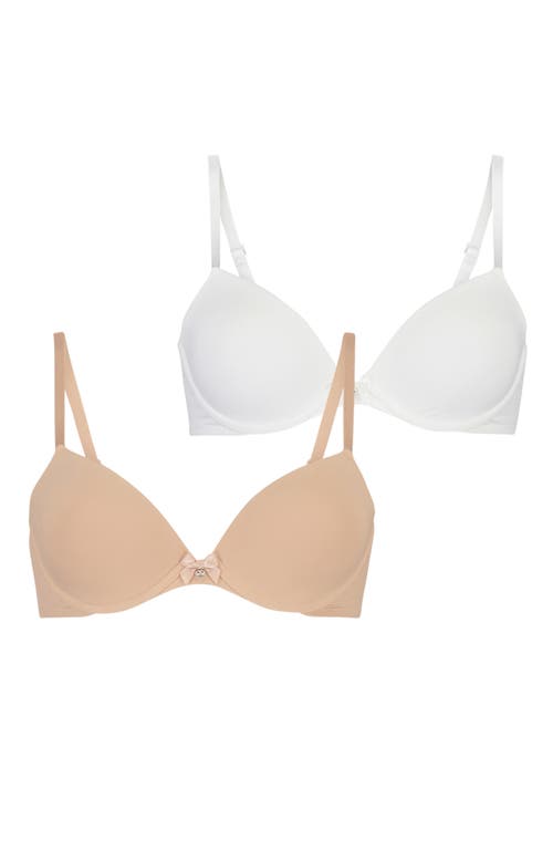 Hunkemoller Hunkemöller 2-pack Padded Underwired Bra In White
