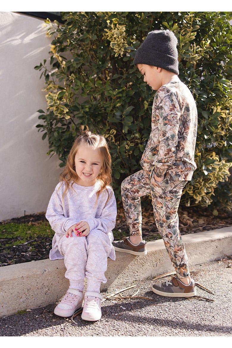 Baby Sweatshirt and Jogger Set, Alternate, color, White Oak Camo