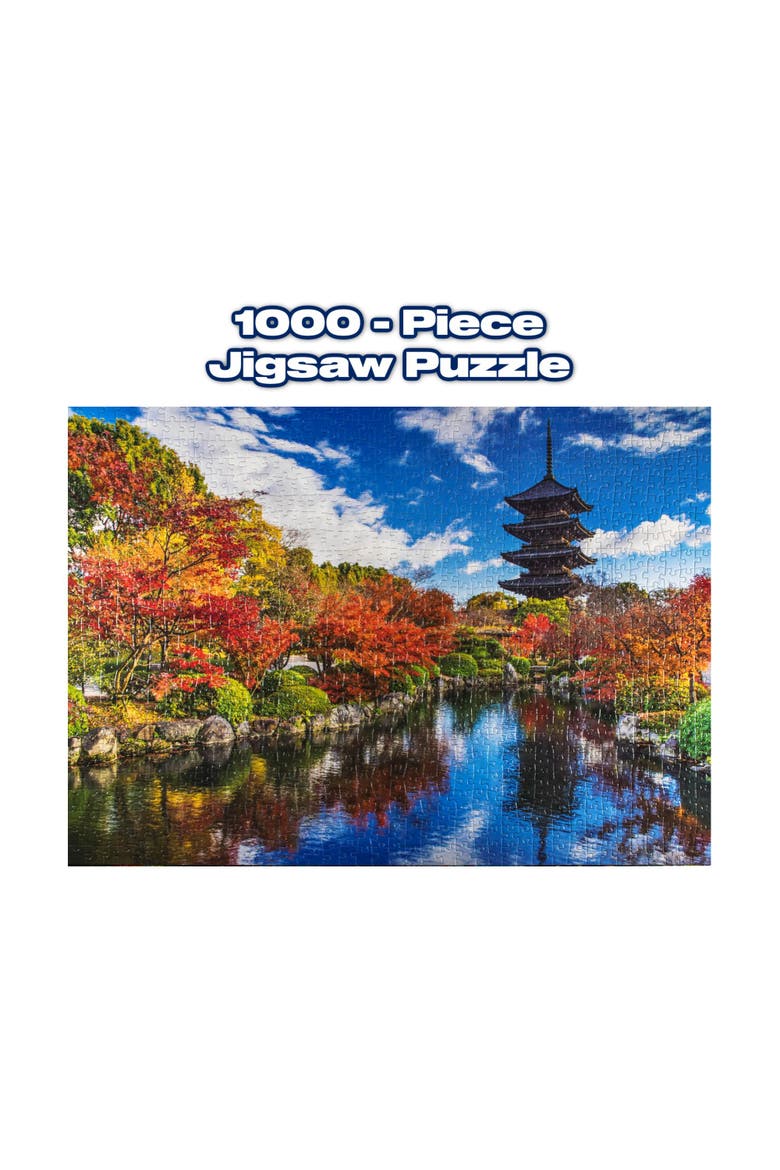 Toji Pagoda Buddhist Temple 1000 Piece Jigsaw Puzzle, Alternate, color, Multi-Color