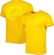 '47 Men's '47 Gold Los Angeles Rams Fast Track Tonal Highlight T-Shirt