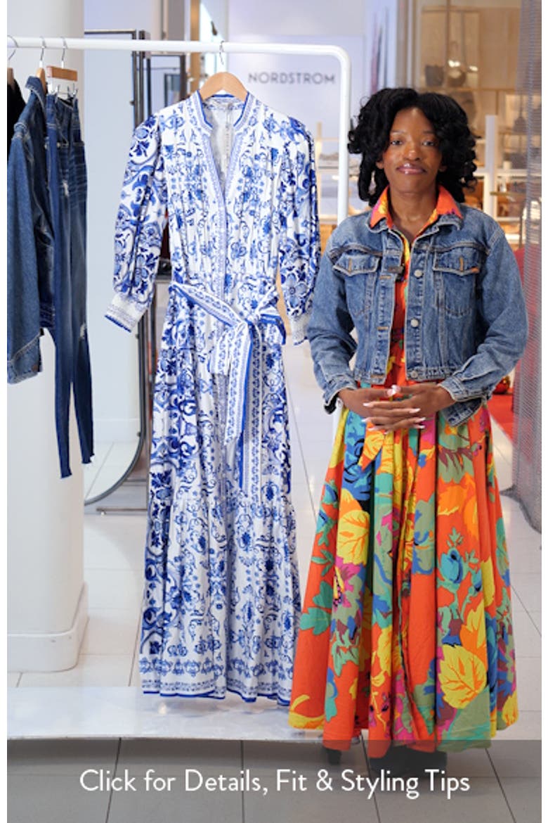 Cora Voluminous Tiered Maxi Dress video