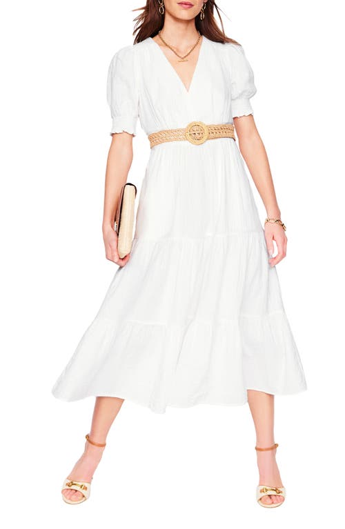 BODEN BODEN ANNA COTTON GAUZE MIDI DRESS