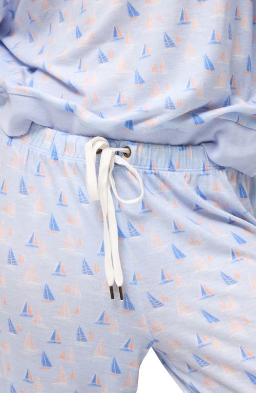 Honeydew Intimates Star Seeker Brushed Jersey Pajamas In Blue