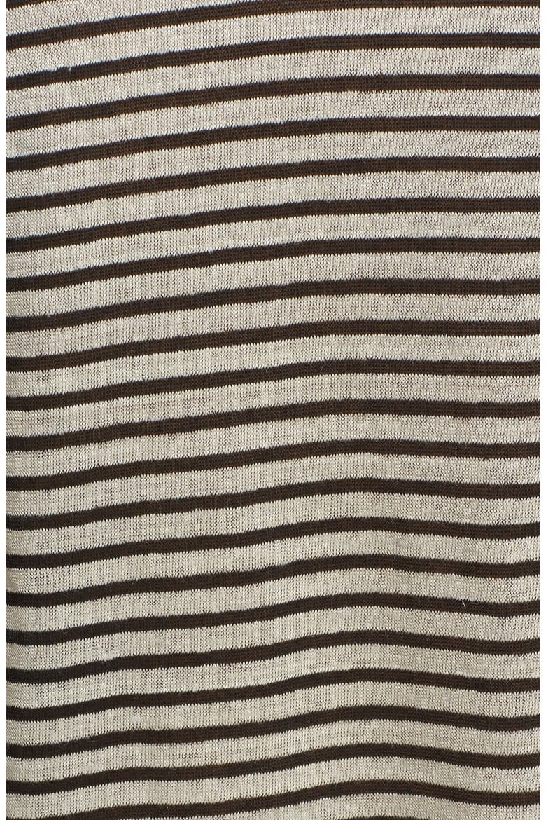 Stripe Linen Blend Tank, Alternate, color, SILVER MINK/ BLACK