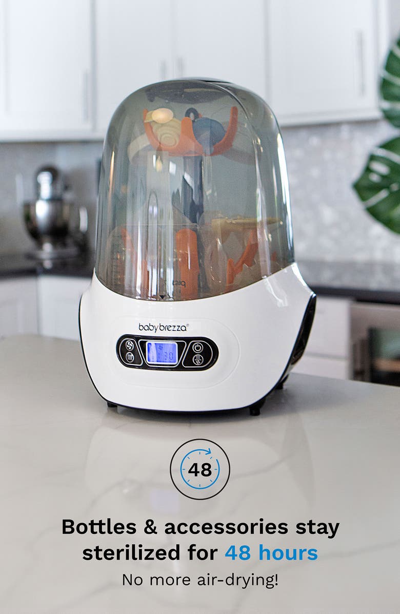 BABY BREZZA One Step Bottle Sterilizer/Dryer, Alternate, color, White