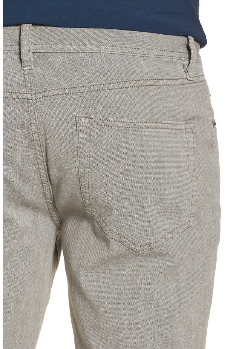 Straight Leg Five-Pocket Pants, Alternate, color, FOG PIGMENT