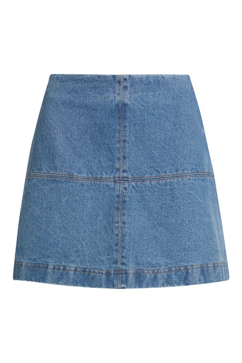 Adelin Denim Skirt, Main, color, DENIM BLUE