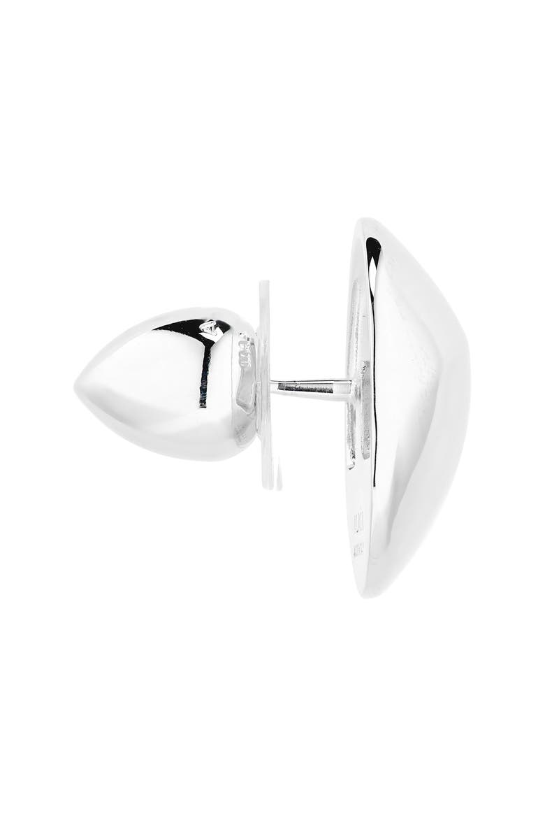 Dome Earrings, Alternate, color, ARGENT 2