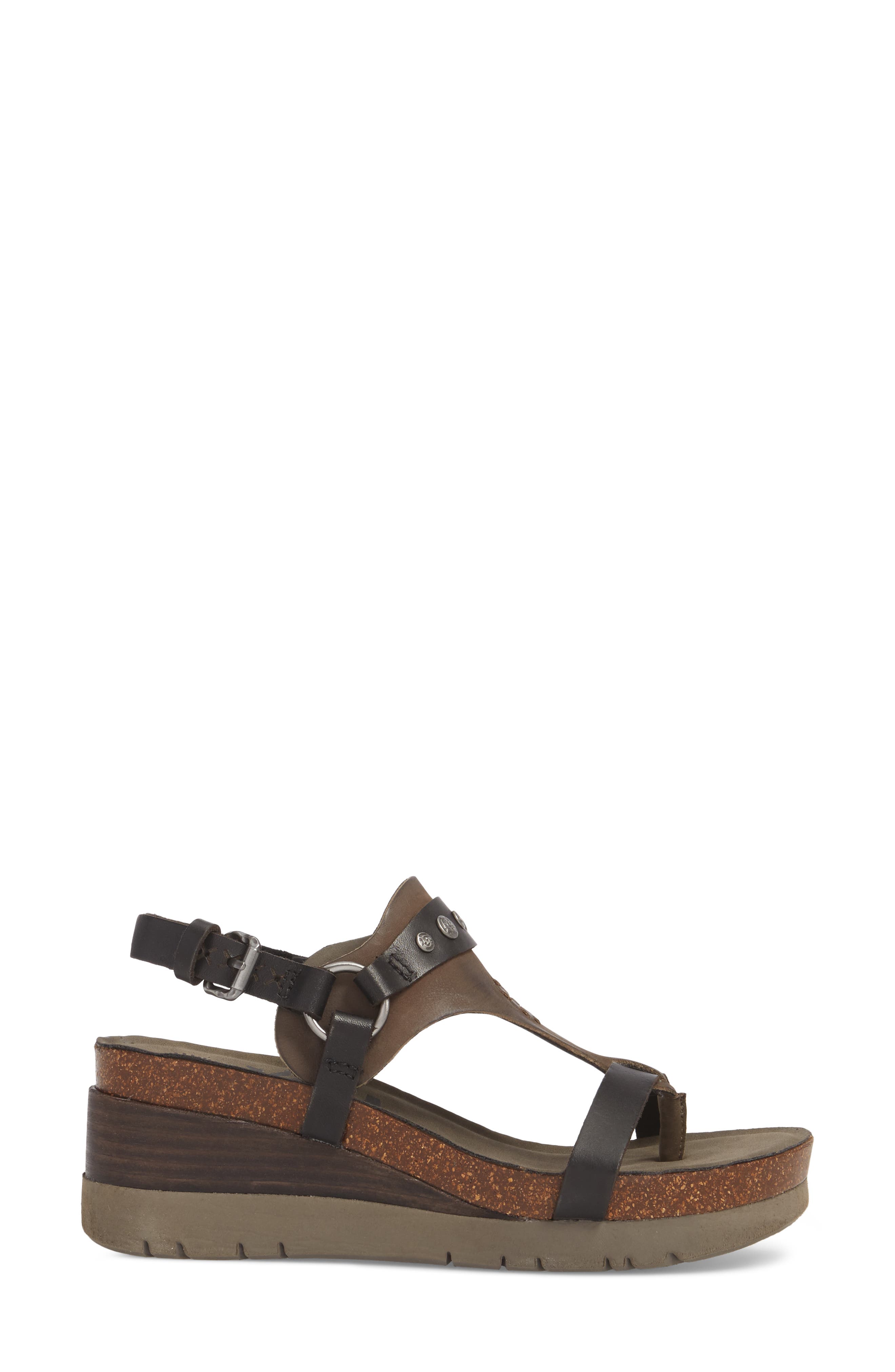 OTBT Maverick Wedge Sandal, Alternate, color, 