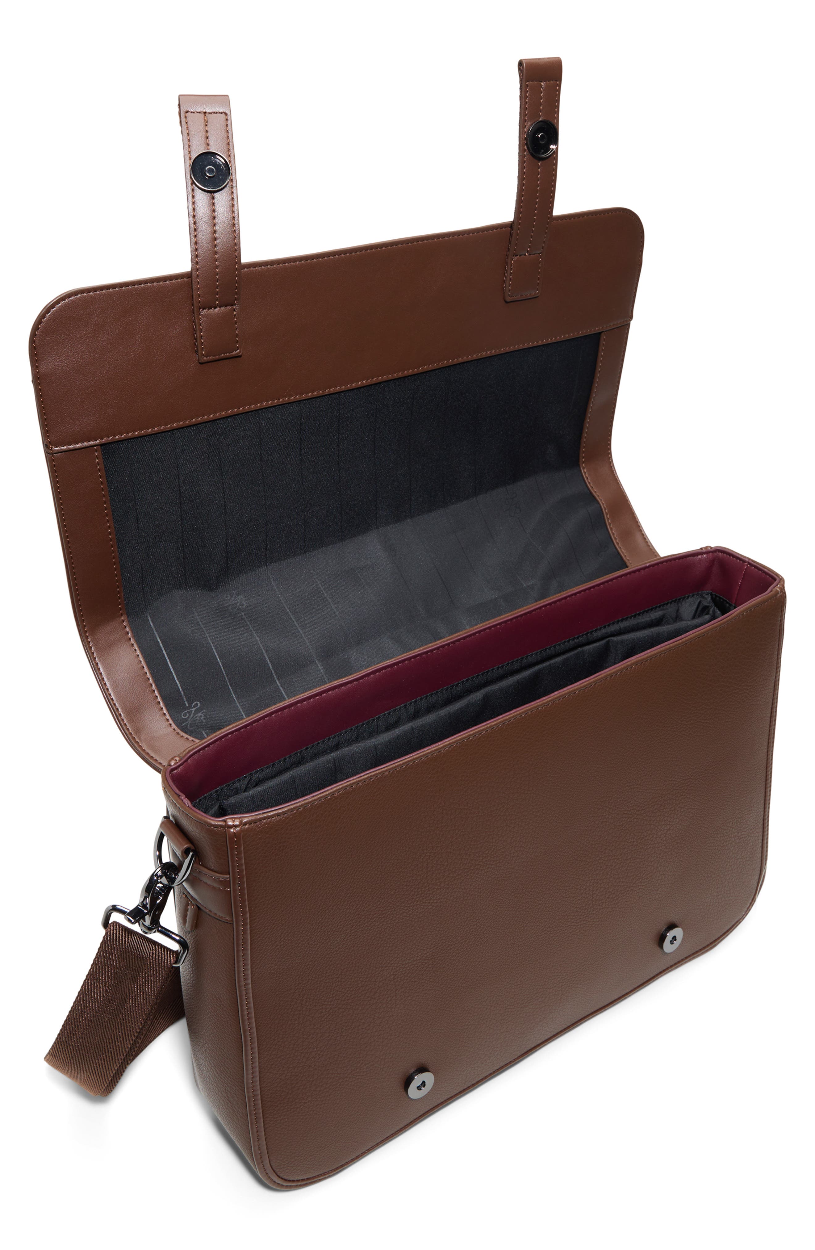 Ted Baker Irvine Messenger Bag, Alternate, color, Brown