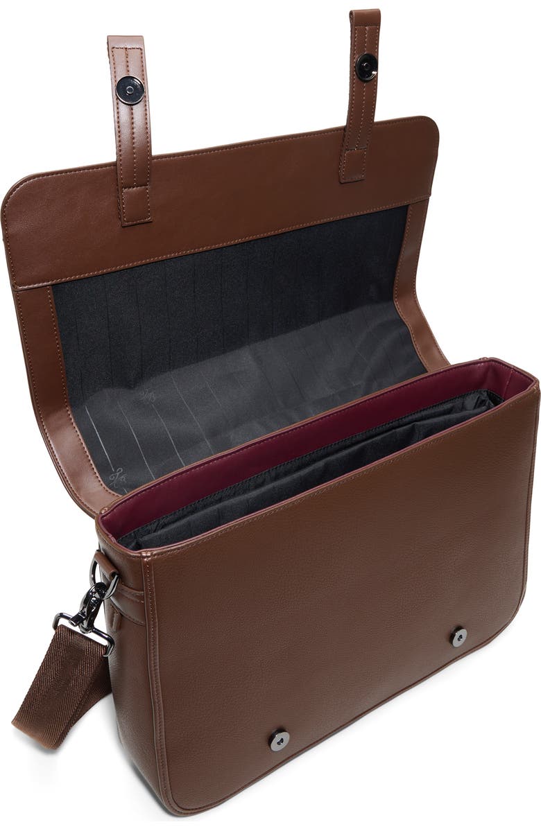 Ted Baker Irvine Messenger Bag, Alternate, color, Brown