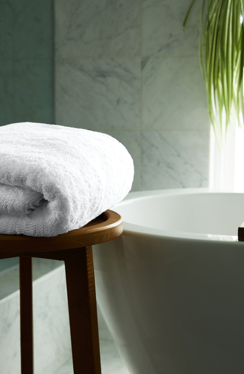 Italic Ultraplush Australian Cotton Bath Sheets In White