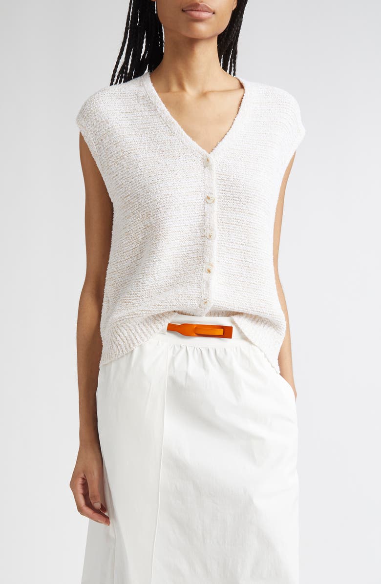 Reiss Lily Sweater Vest, Main, color, Ivory
