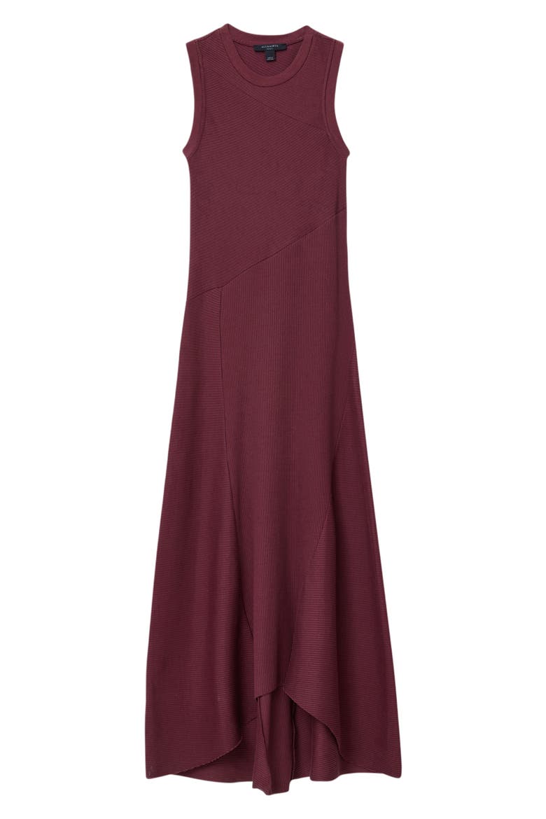 Gia Sleeveless Maxi Dress, Alternate, color, OXBLOOD RED