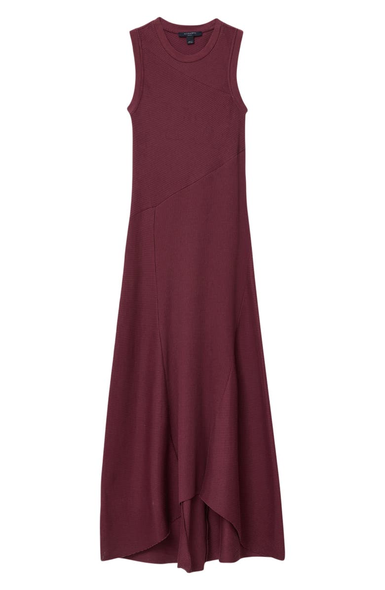 AllSaints Gia Sleeveless Maxi Dress, Alternate, color, Oxblood Red