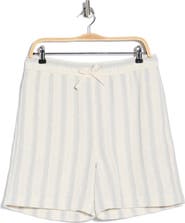 DENIM AND FLOWER Textured Drawstring Shorts