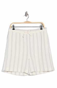 DENIM AND FLOWER Textured Drawstring Shorts