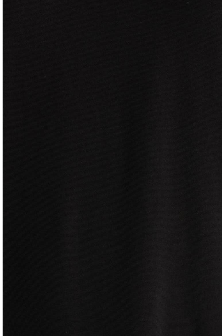 Heatset Embellished Roll Cuff Top, Alternate, color, ANNE BLACK
