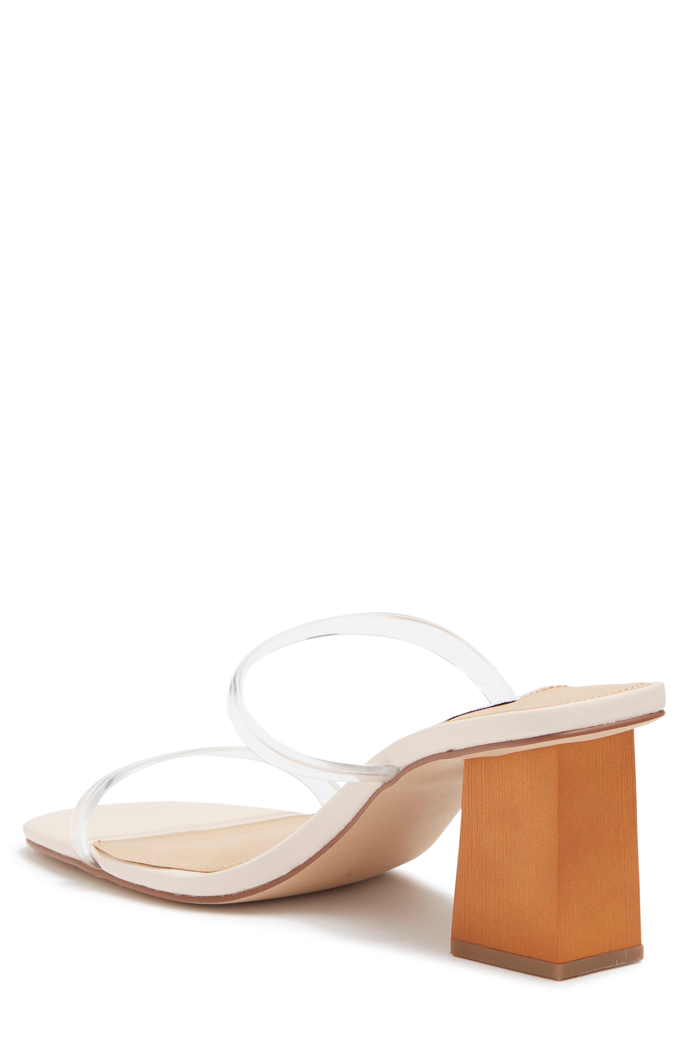 Block Heel Sandal, Alternate, color, CLEAR
