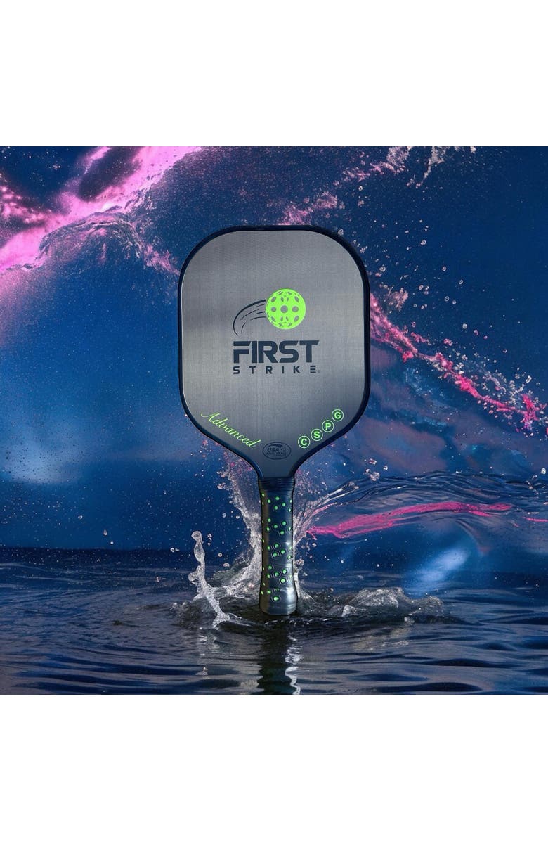 First Strike Pickleball Advanced Pickleball Paddle, 16 x 8 x 0.5", Alternate, color, Black