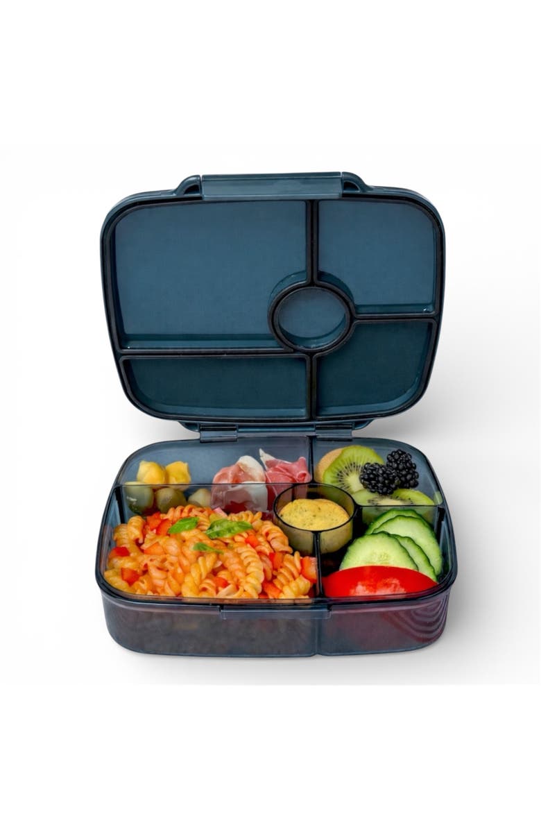 Yumbox Go Leakproof Bento Lunch Box 5-Compartment Deep Tray, Alternate, color, Berlin Gray