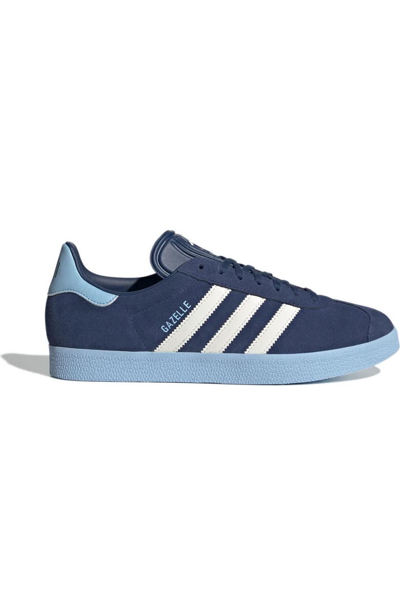 adidas Men's adidas Navy/Light Blue Nashville SC 2025 Jersey Hook Third Gazelle Shoes, Alternate, color,