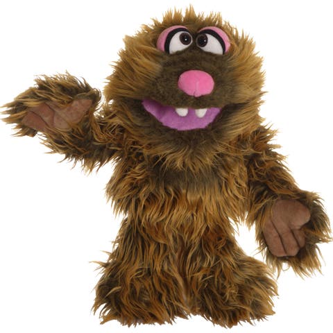 Fran The Brown Friendly Monster 12 Inch Hand Puppet