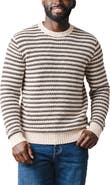 Hope & Henry Organic Crew Neck Stripe Sweater