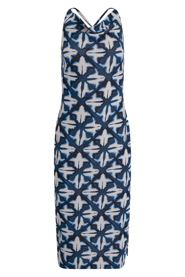Print Midh Sheath Dress, Alternate, color, NIGHTFALL