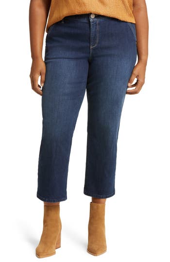 Wit & Wisdom 'ab'solution Straight Leg Crop Jeans