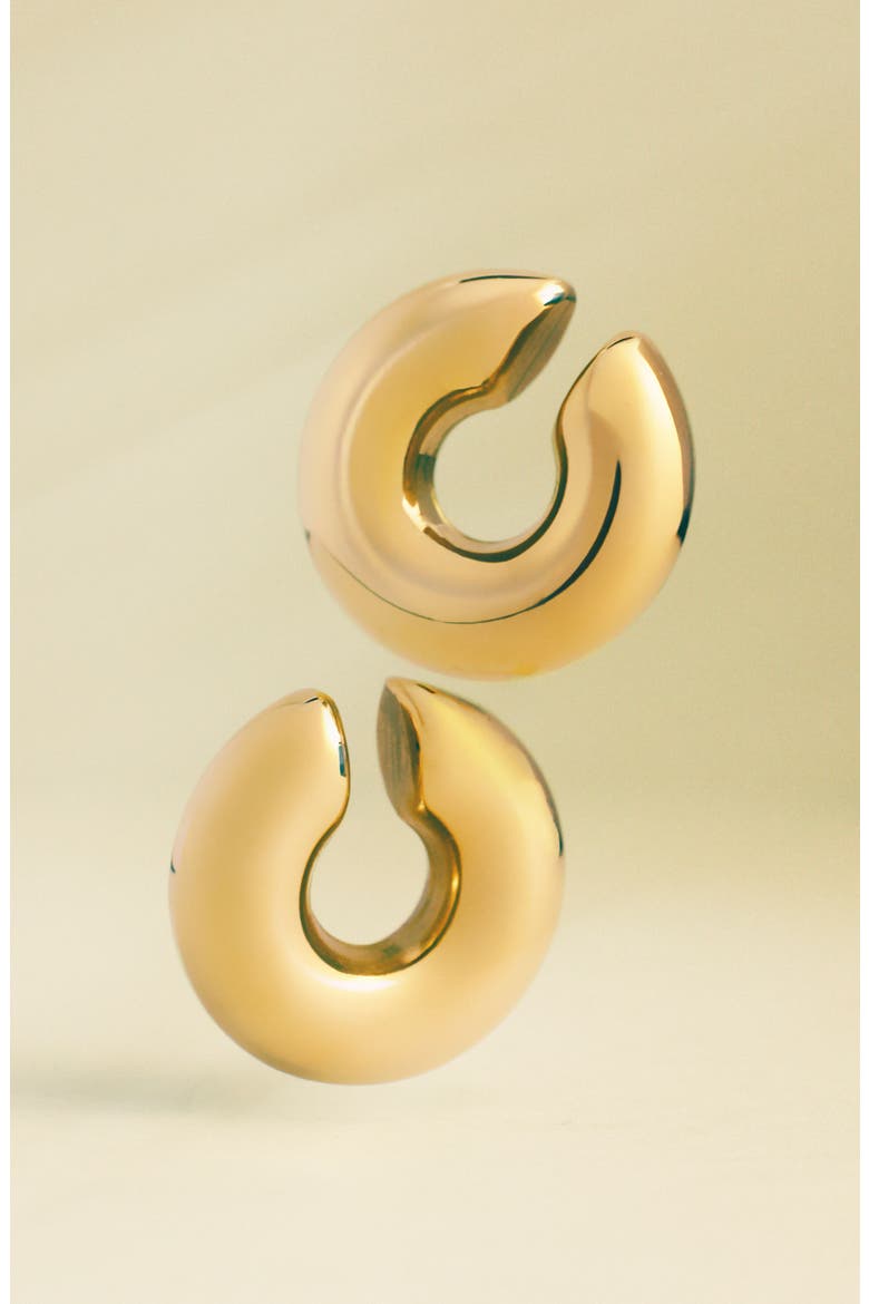 Noemi Set of 2 Ear Cuffs, Alternate, color, GOLD