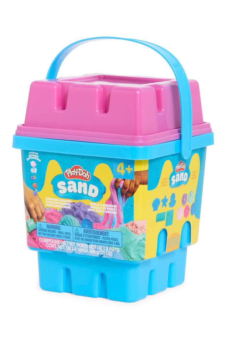 Play-Doh Sand Castle Sensory Bucket, Main, color, MULTI-COLORED