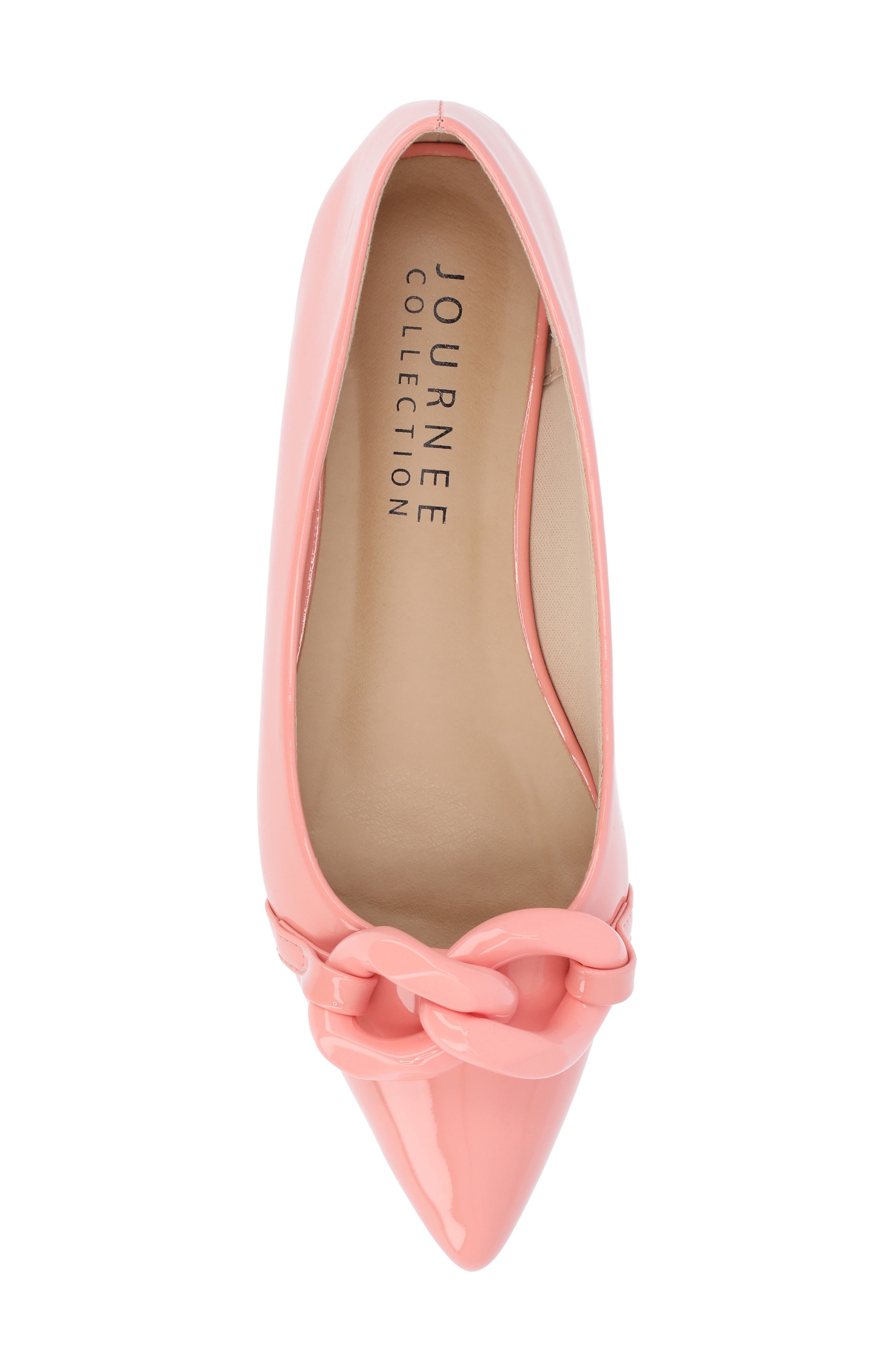 Clareene Pointed Toe Flat, Alternate, color, BLUSH