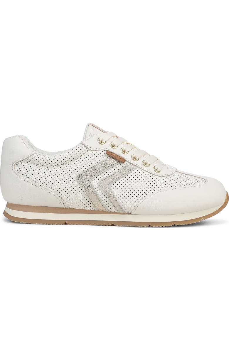Dr. Scholl's Comeback Perforated Sneaker, Alternate, color, Off-White/ Champagne